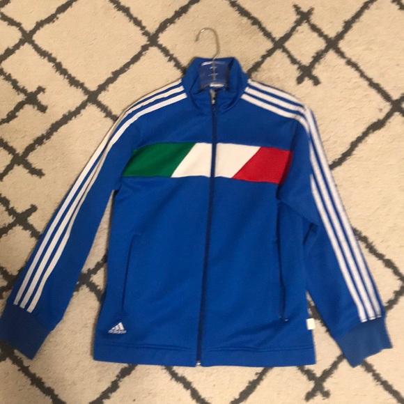 adidas italy track jacket